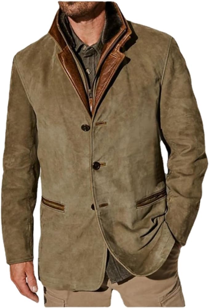 BRIAN™ | Men’s Palermo Leather Button-Up Jacket