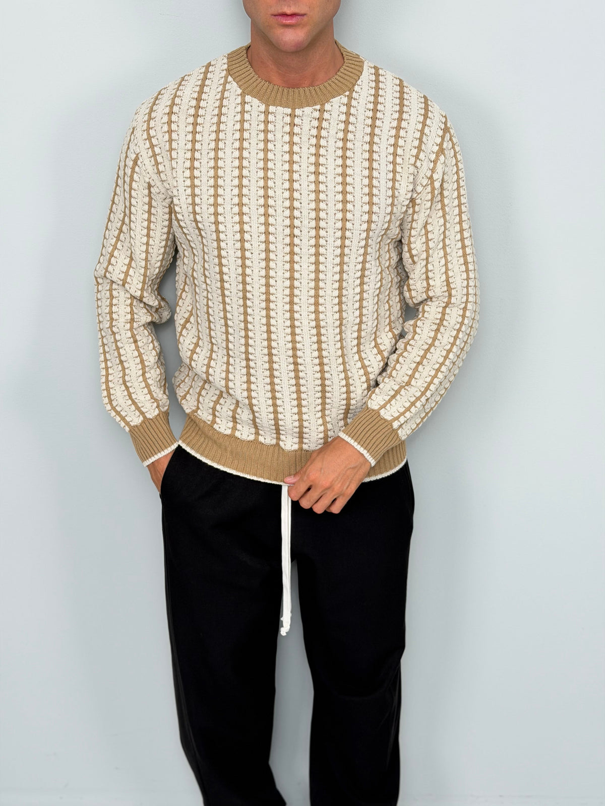 BRIAN™ | Frost Wool Sweater