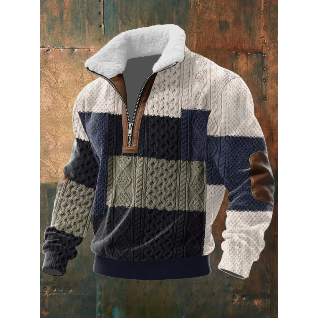 BRIAN™ | HIGH COLLAR SWEATER