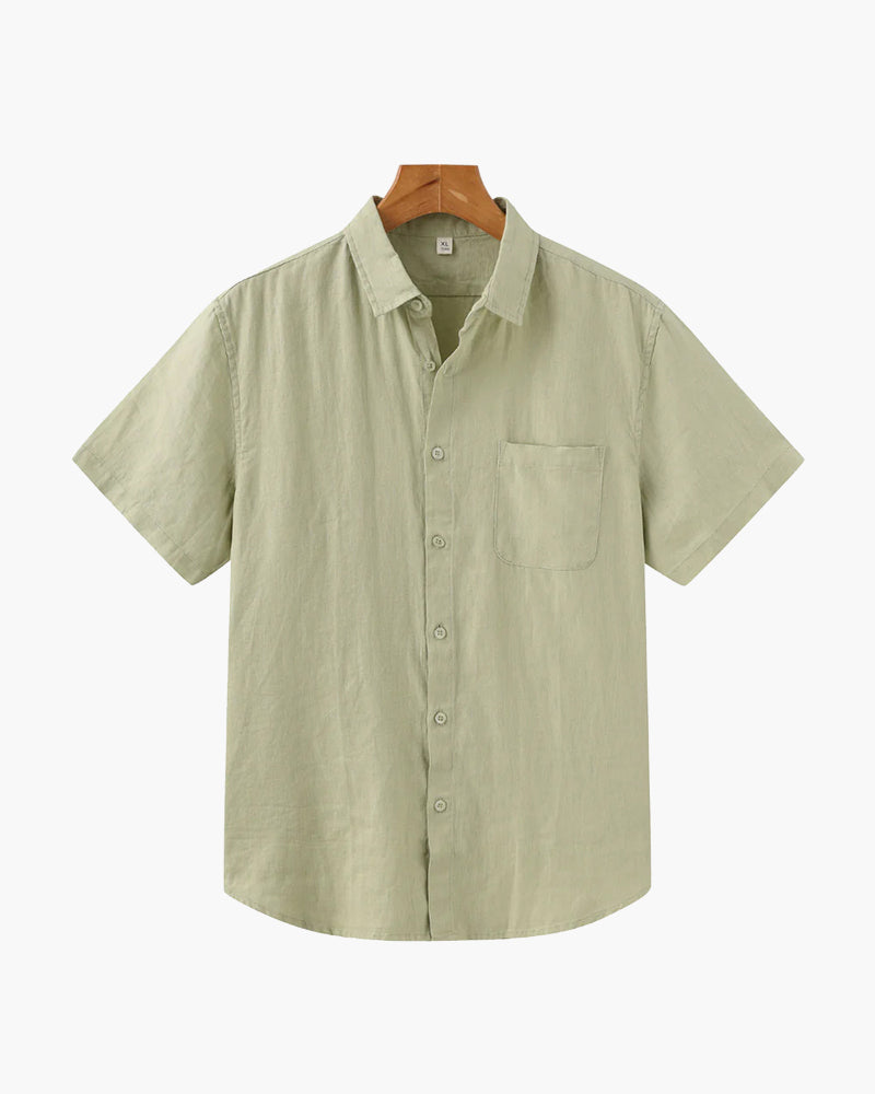 BRAIN™ | LINEN SHIRT (SHORT SLEEVE)