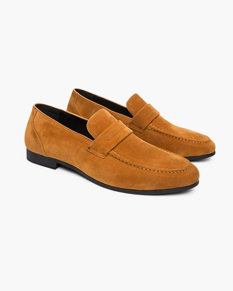 BRAIN™ | Suede penny loafers
