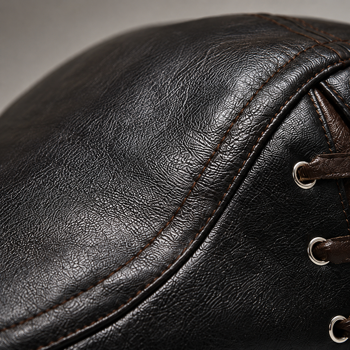 BRIAN™ | Corbin Leather Driving Cap