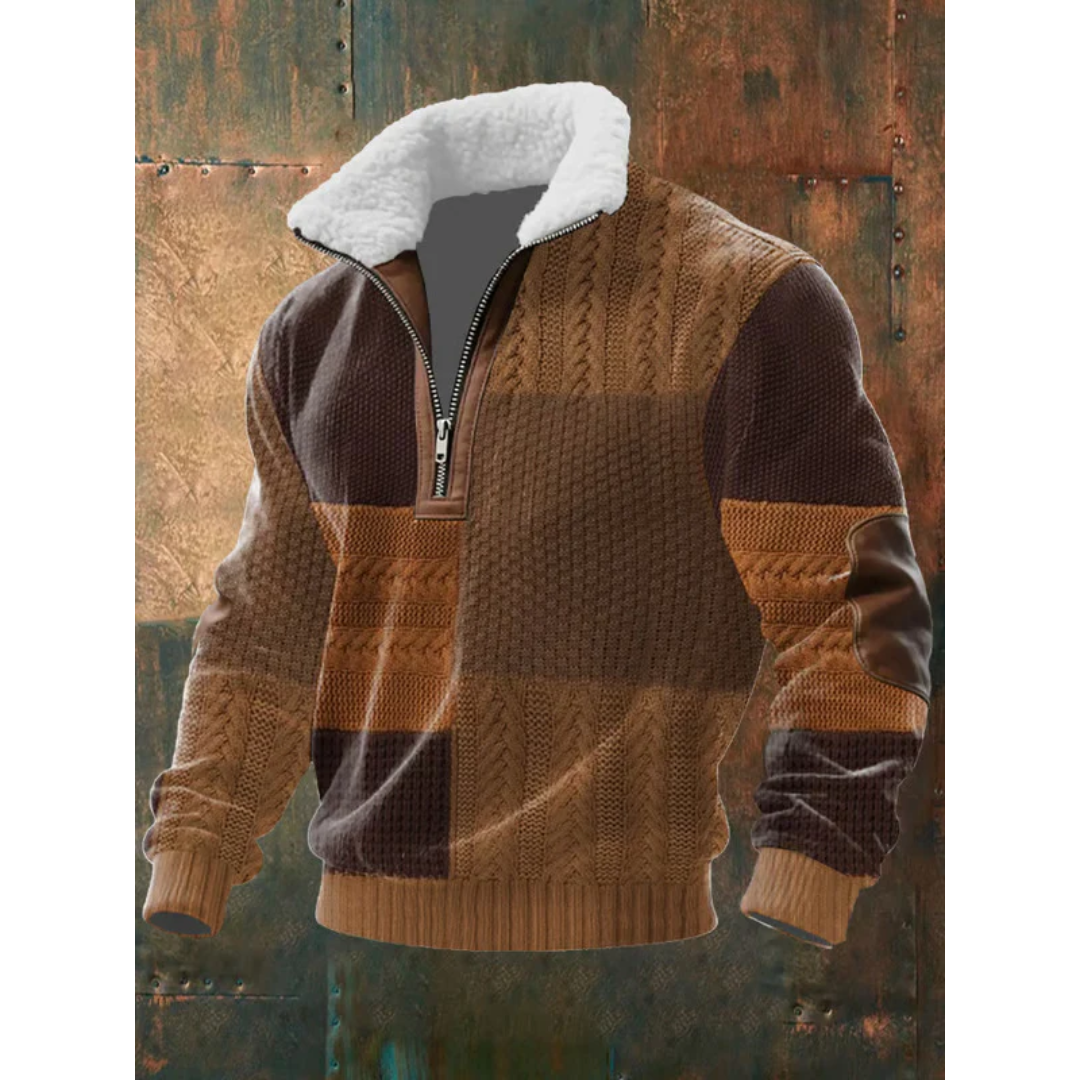 BRIAN™ | HIGH COLLAR SWEATER