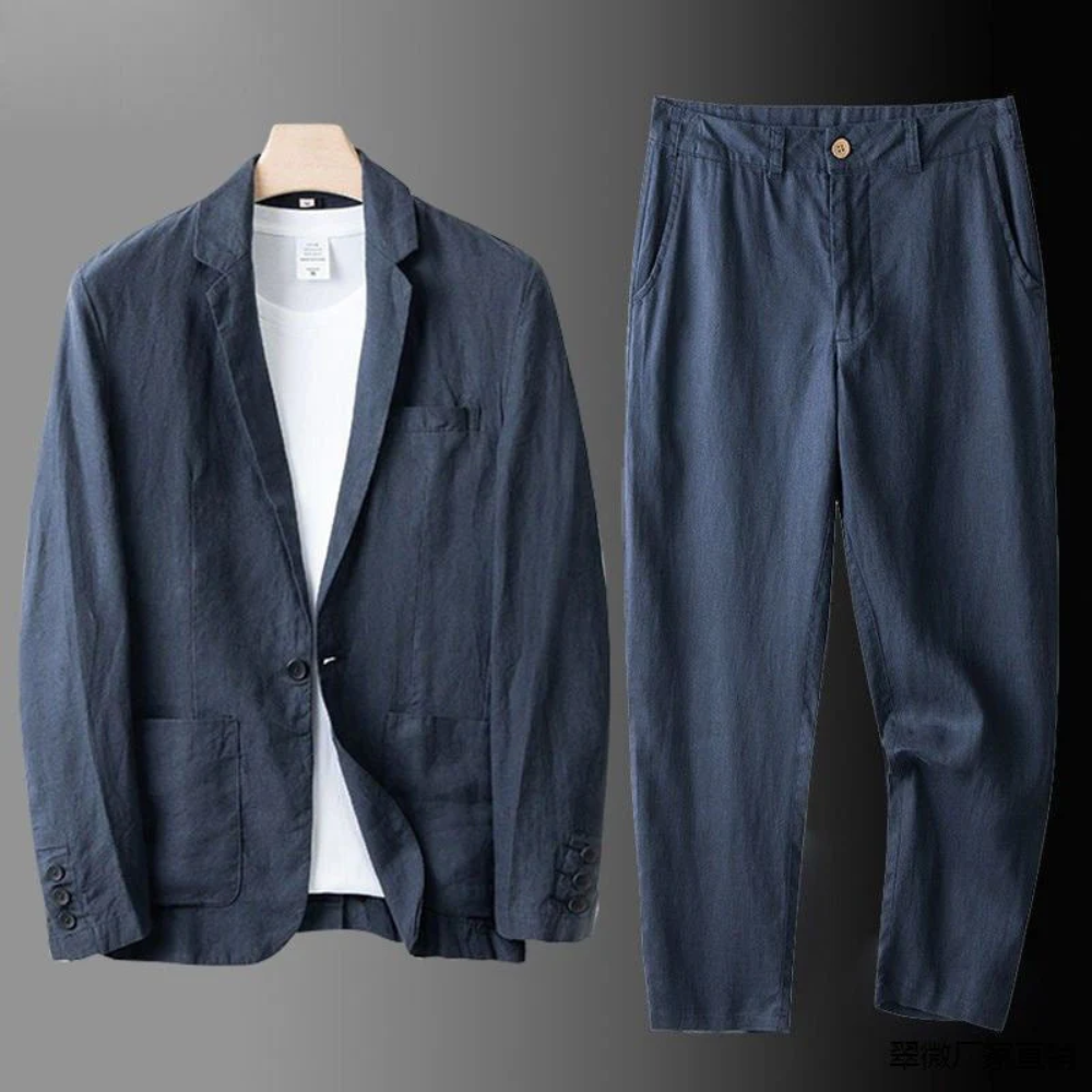 BRAIN™ | Men's Pure Linen Coord