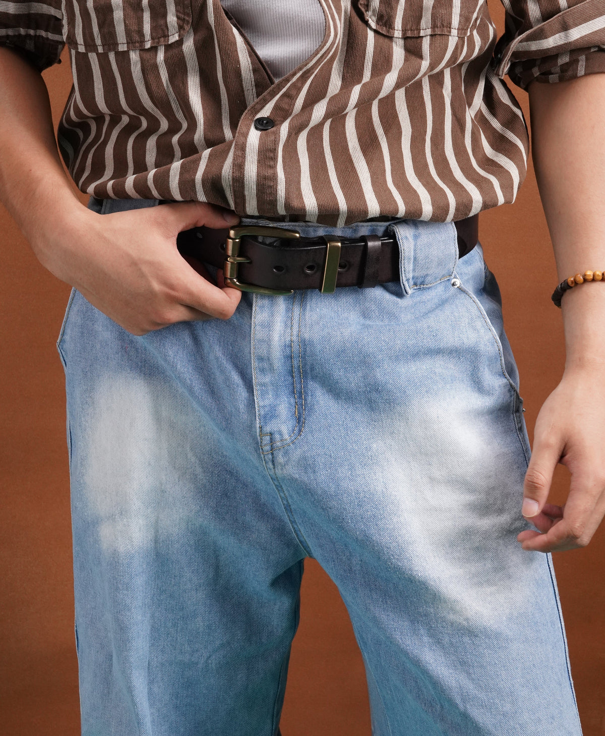 BRIAN™ | Vintage Distressed Leather Belt