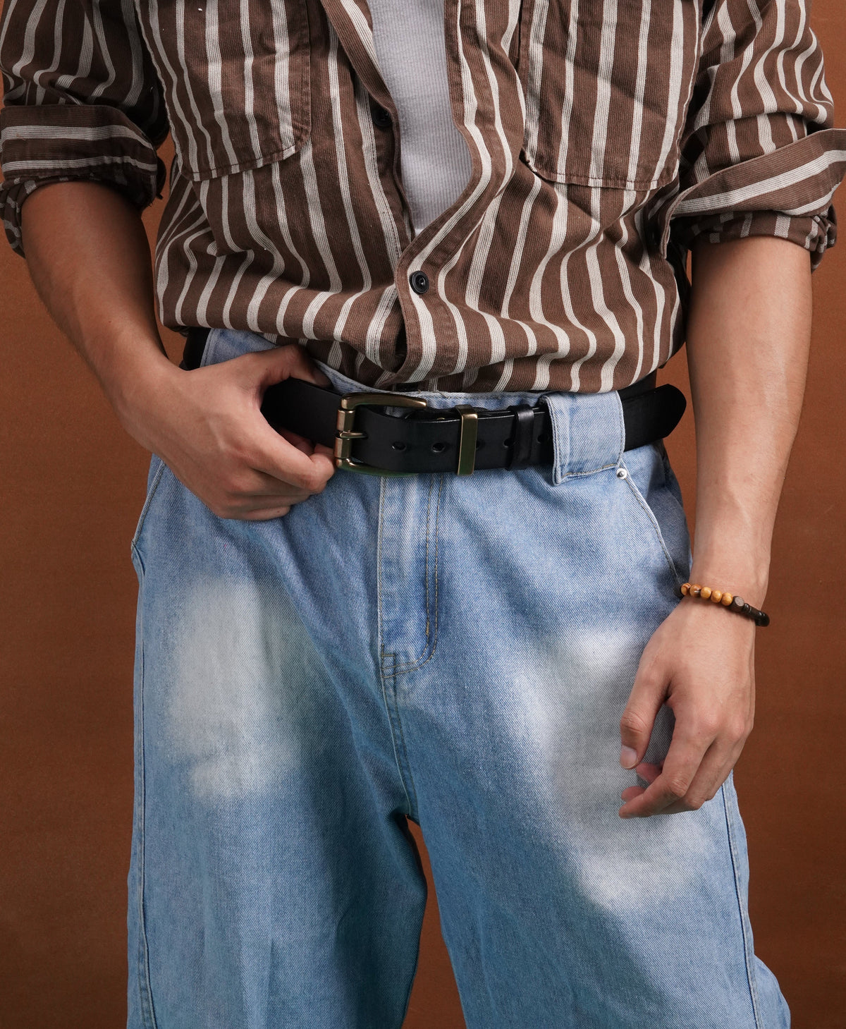 BRIAN™ | Vintage Distressed Leather Belt
