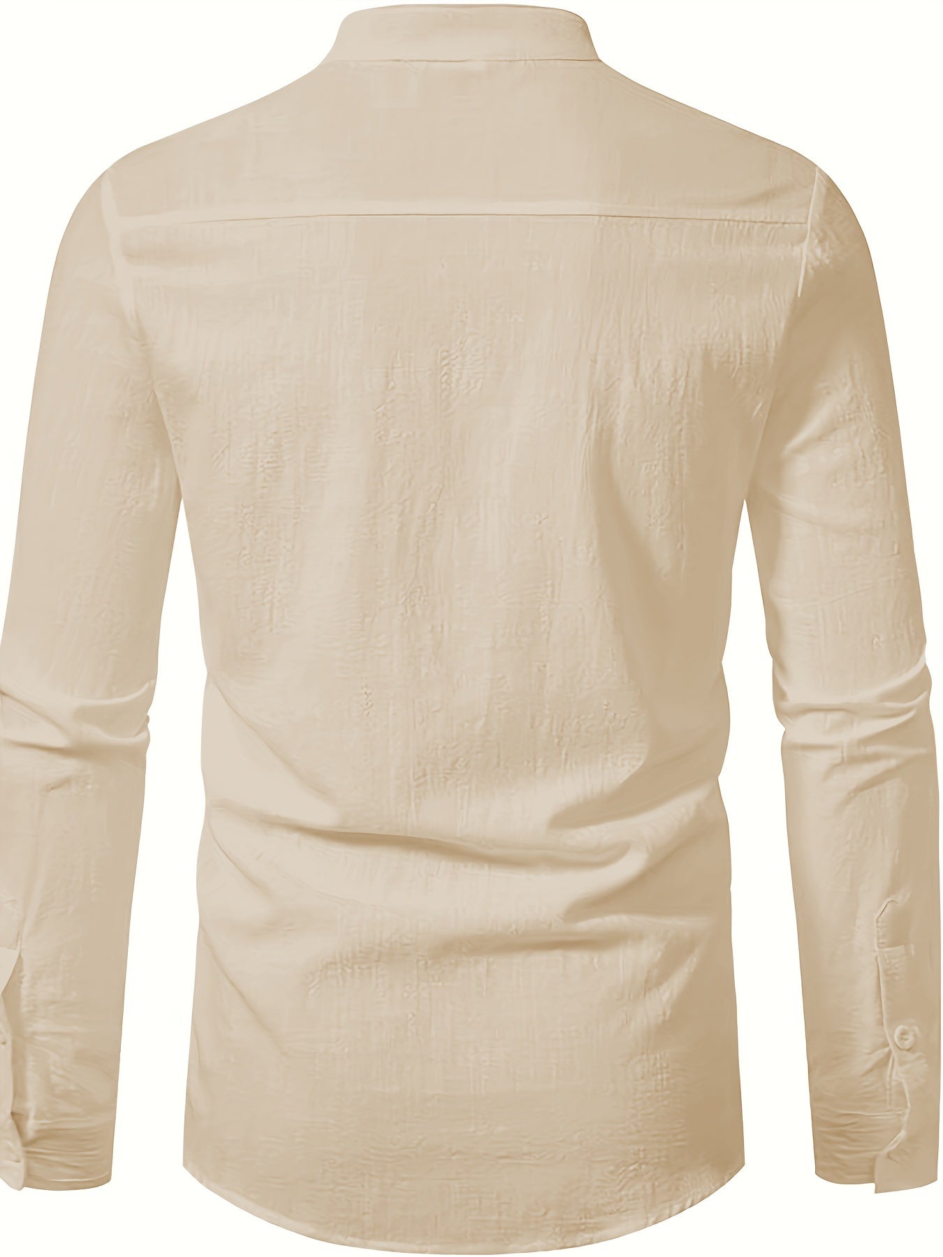 BRAIN™ | Men's Cotton-Linen Popover Shirt