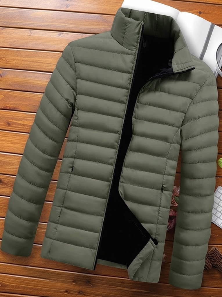 BRIAN™ | Lightweight Quilted Zip-Up Puffer Jacket