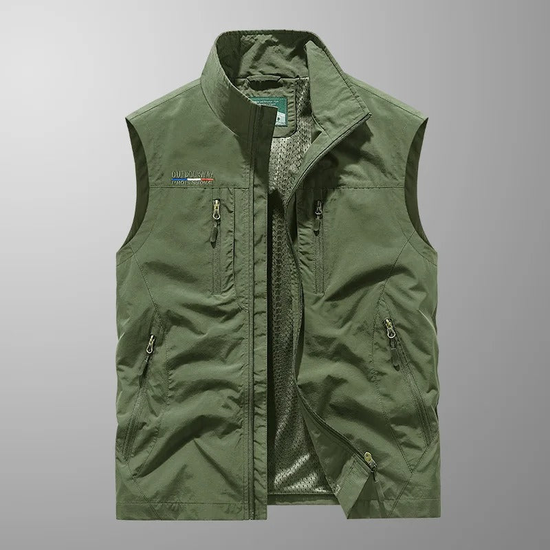 BRAIN™ | Men's Nylon Zip Vest