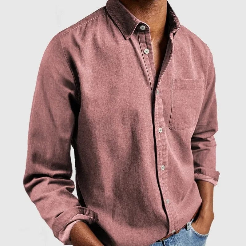 BRAIN™ | Button-Up Polo-Collar Shirt