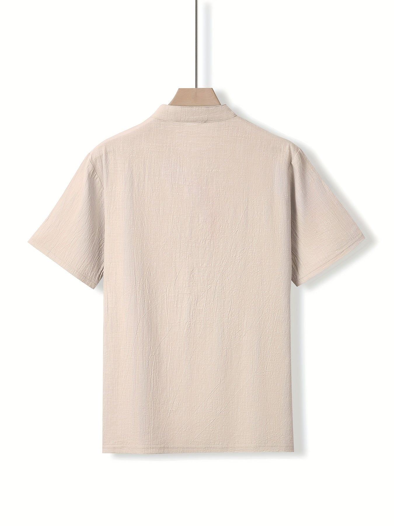 BRAIN™ | Men's Linen Henley Shirt