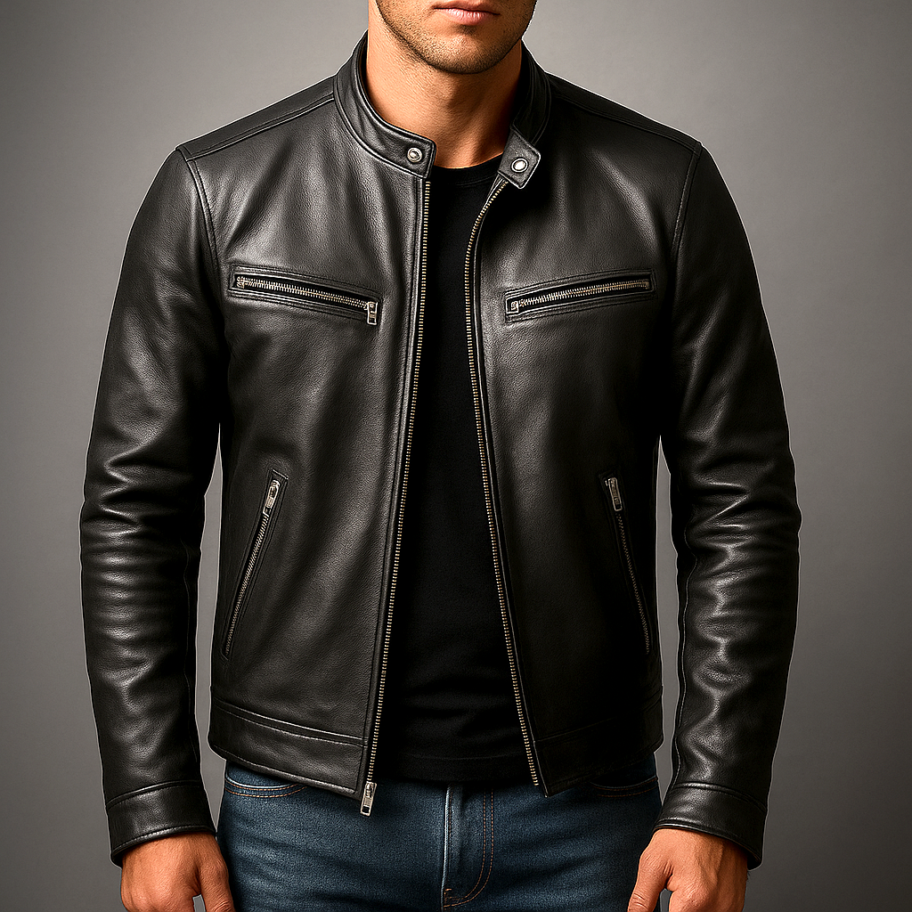 BRIAN™ | Vintage Biker Jacket