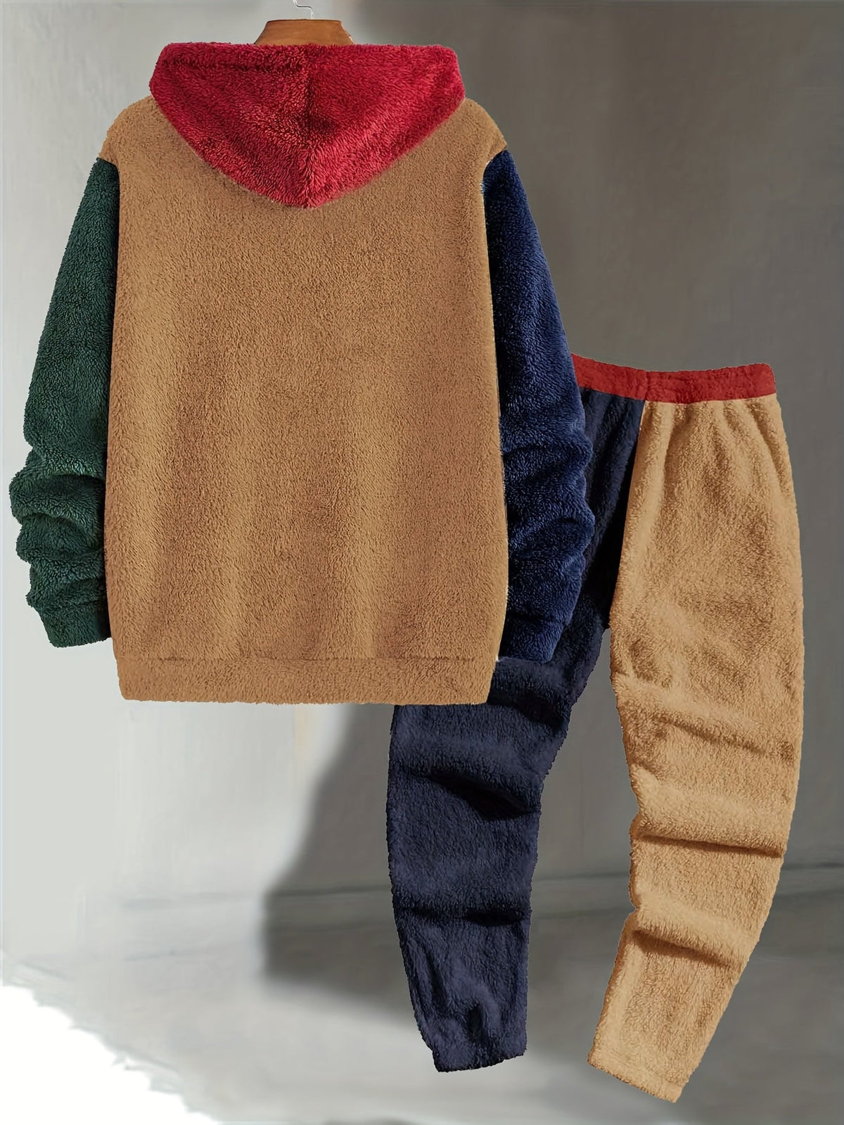 BRIAN™ | Cozy Color-Block Two-Piece Set