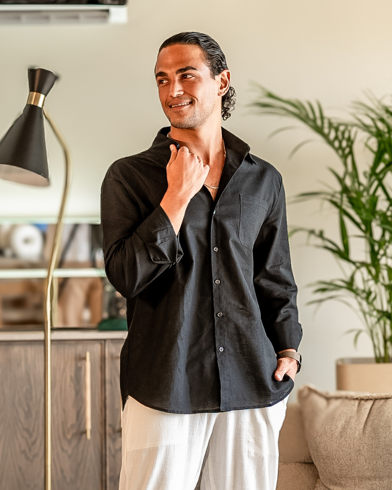 BRAIN™ | 100% LINEN SHIRT