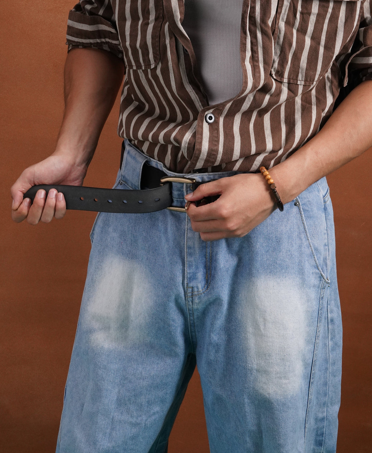 BRIAN™ | Vintage Distressed Leather Belt
