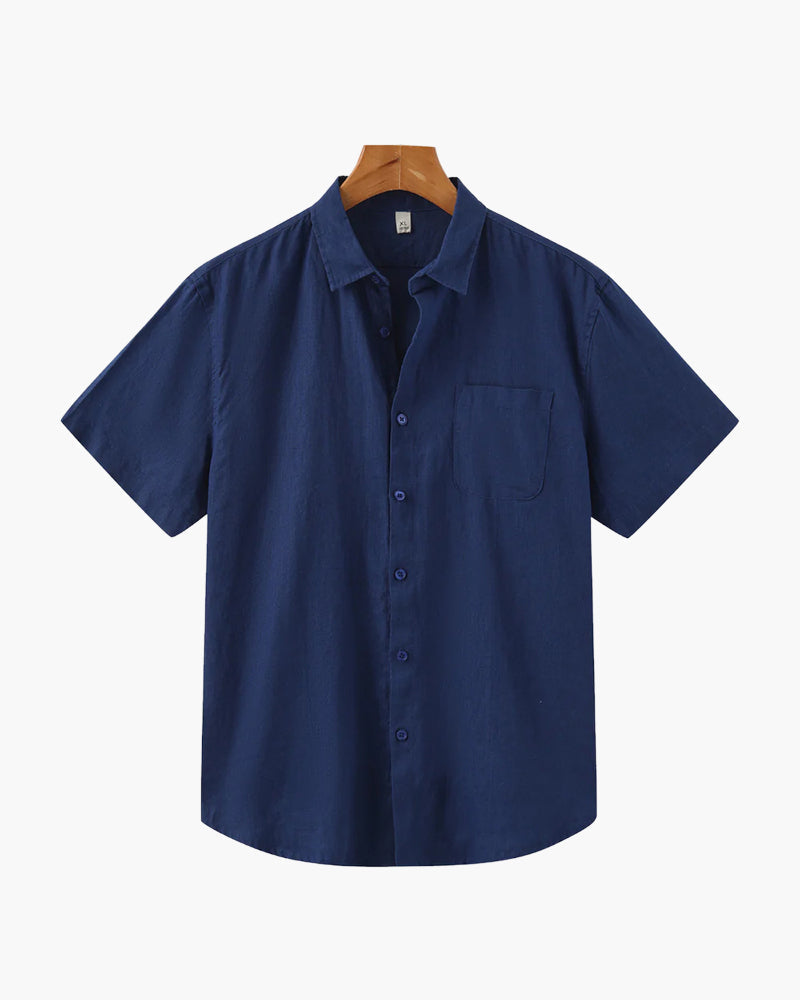 BRAIN™ | LINEN SHIRT (SHORT SLEEVE)
