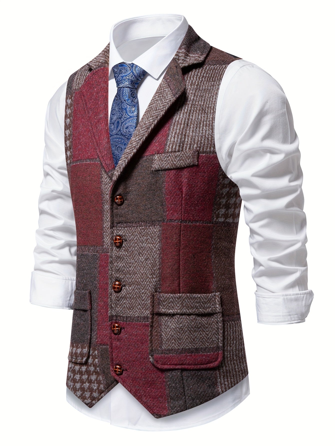 BRAIN™ | FORMAL TWEED VEST FOR MEN