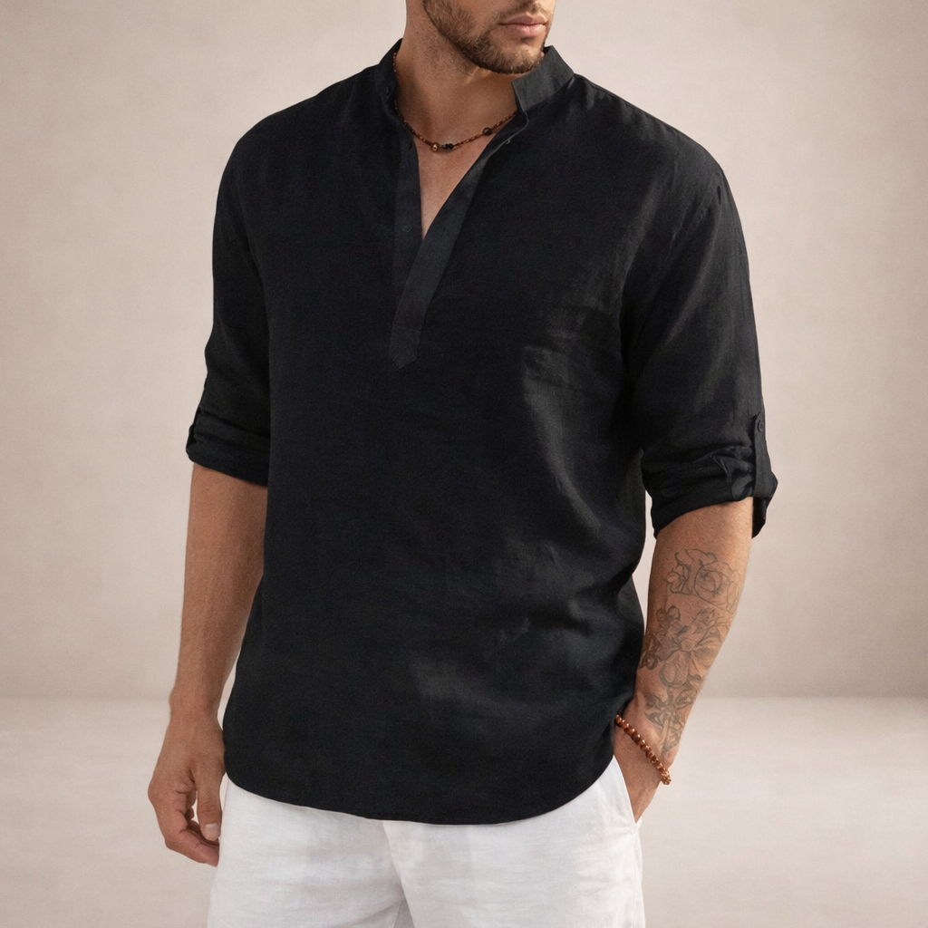 BRIAN™ | Stand-Collar Shirt