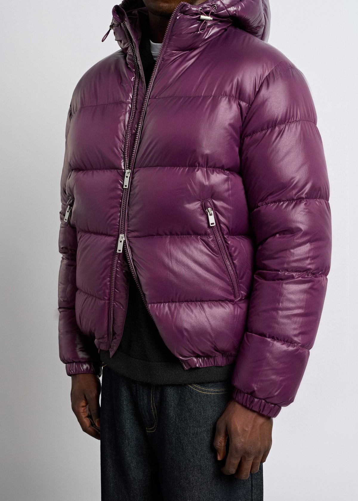 BRIAN™ | Glossy Puffer Jacket