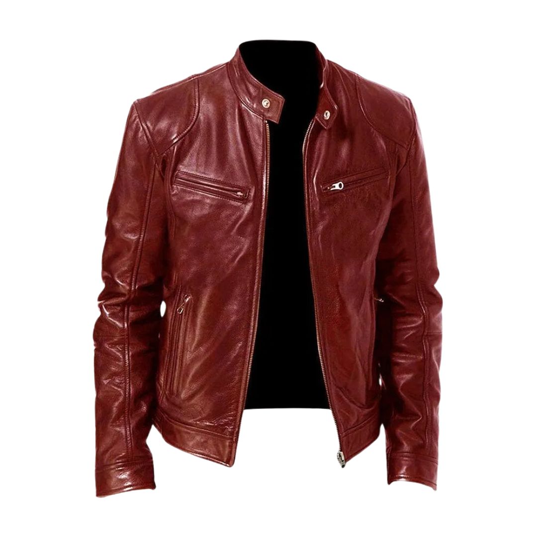 BRIAN™ | ROUSSEL PARIS Casual Leather Jacket
