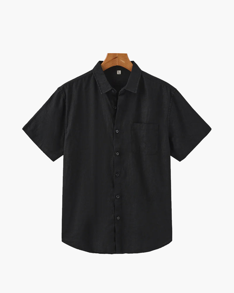 BRAIN™ | LINEN SHIRT (SHORT SLEEVE)