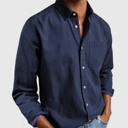 BRAIN™ | Button-Up Polo-Collar Shirt
