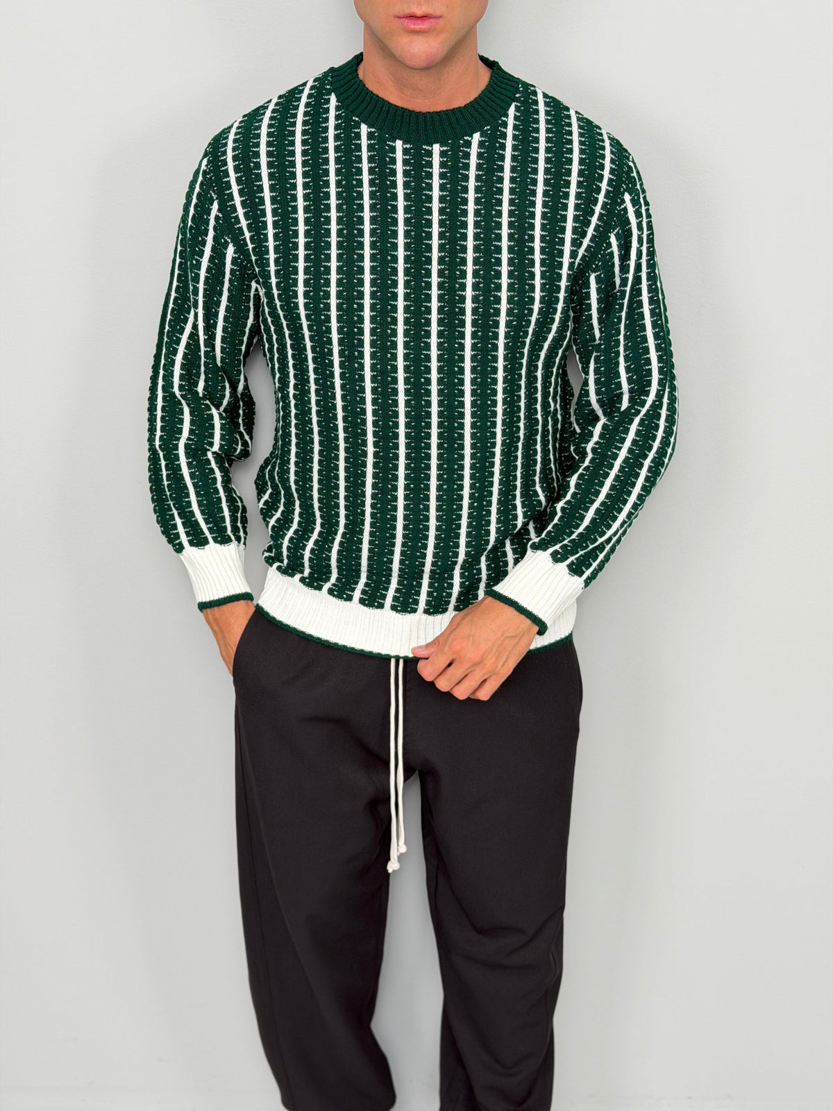 BRIAN™ | Frost Wool Sweater