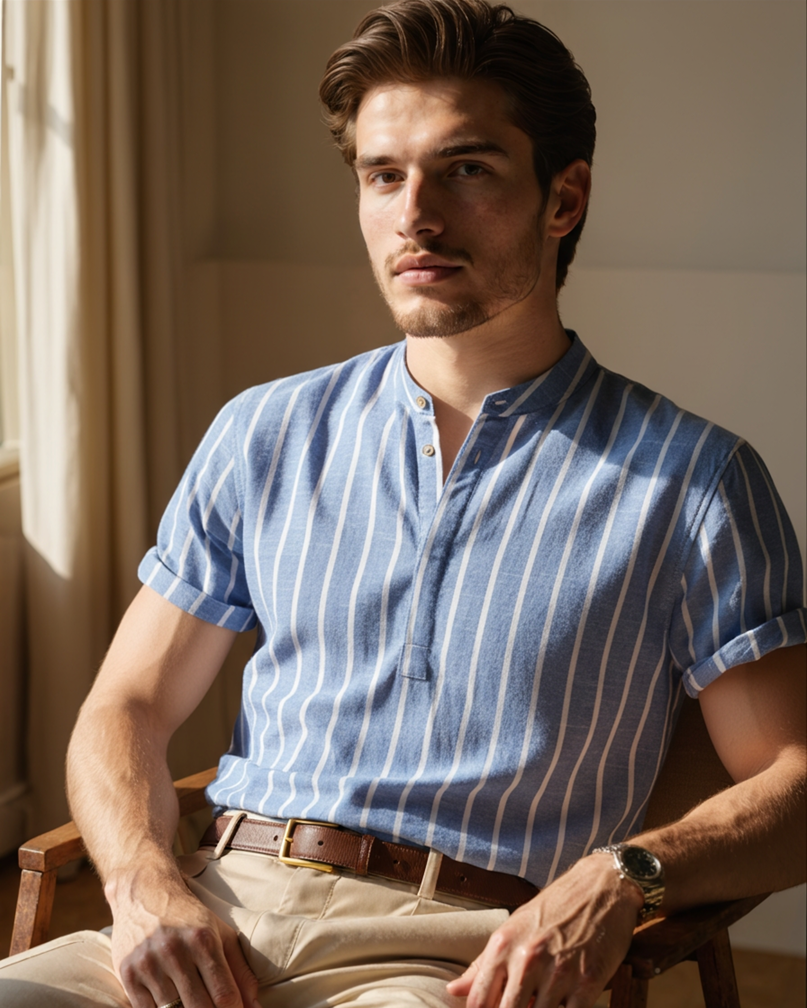 BRAIN™ | Organic Cotton Sailor Polo