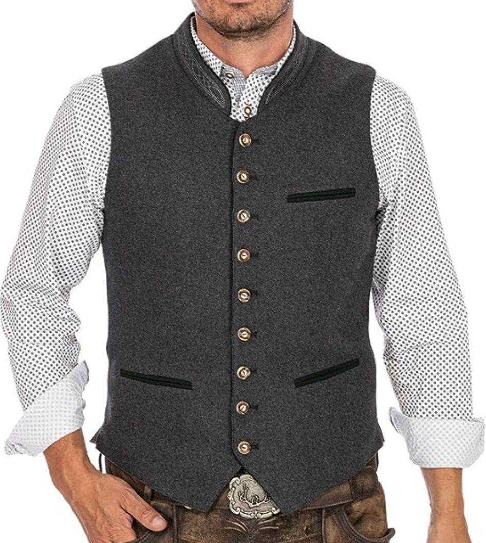 BRAIN™ | Men's Slim Trachten Vest