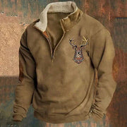 BRIAN™ | Ugo Fleece Half-Zip Turtleneck