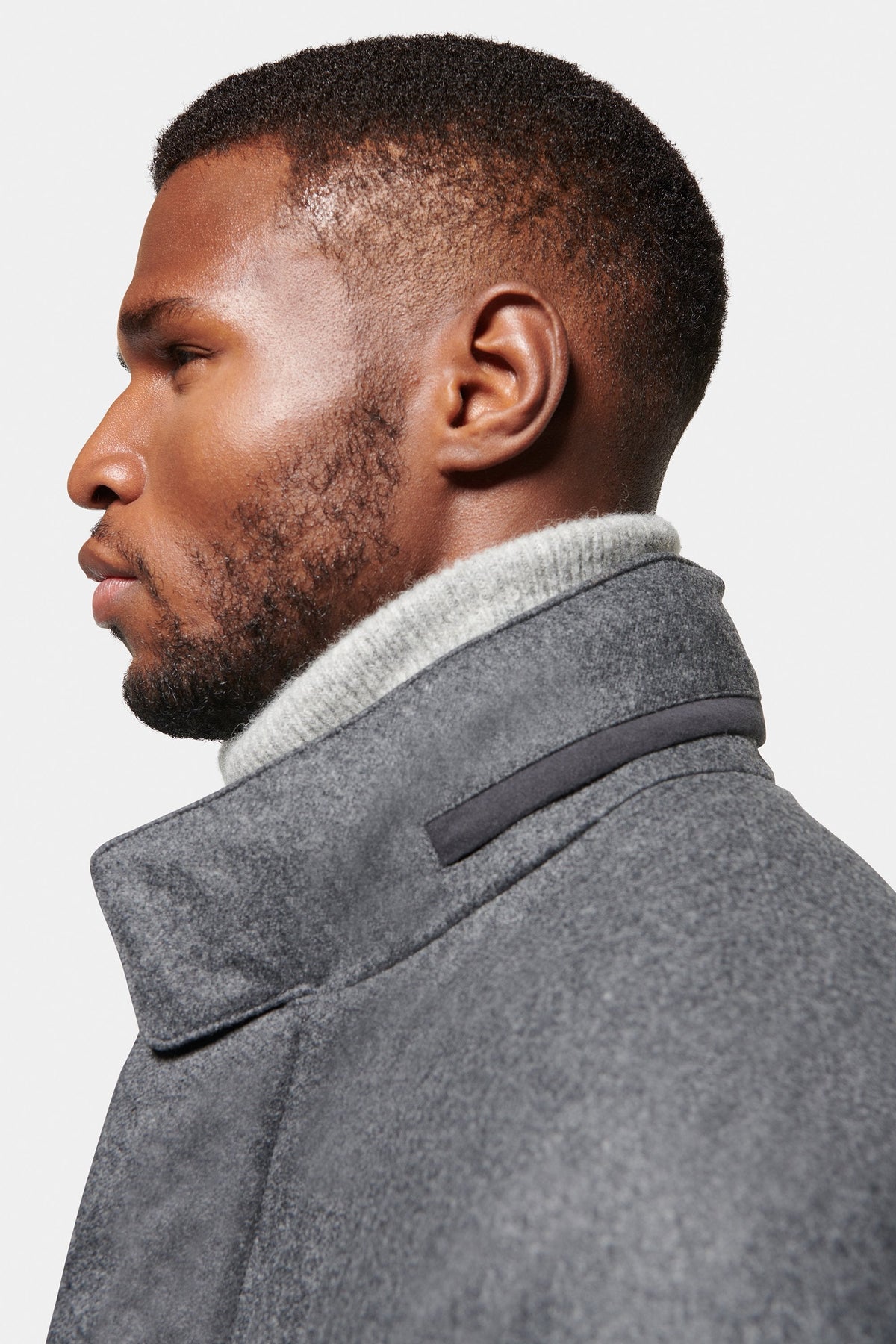 BRIAN™ | Slim Hooded Stretch Car Coat, Charcoal