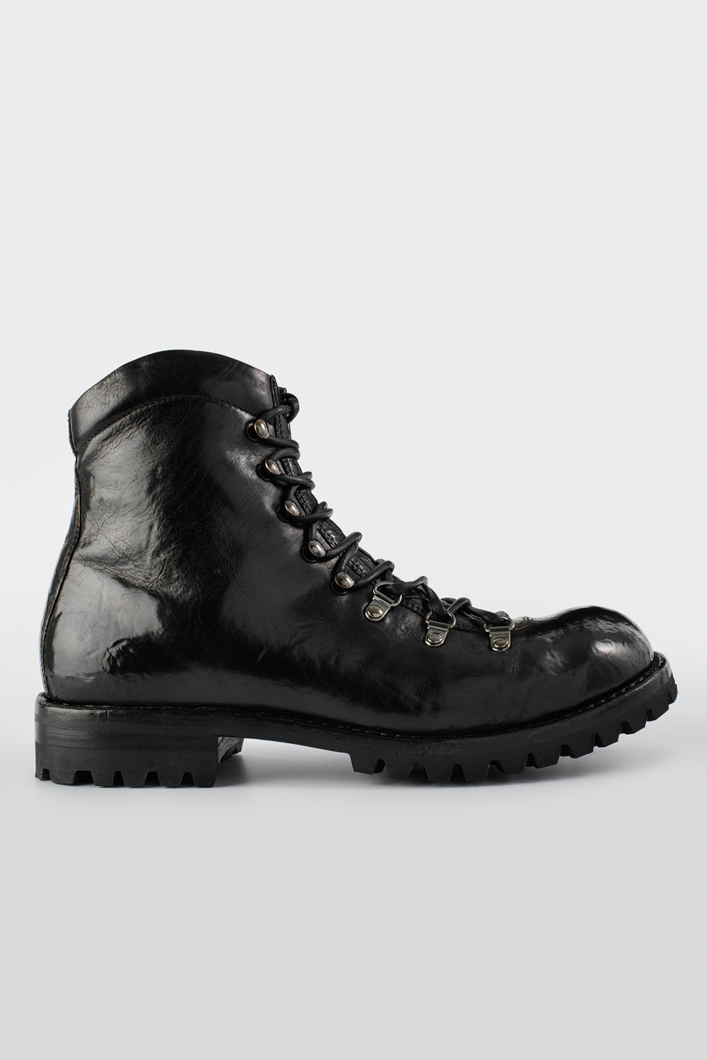 BRIAN™ | CAMDEN Tar Black Combat Boots