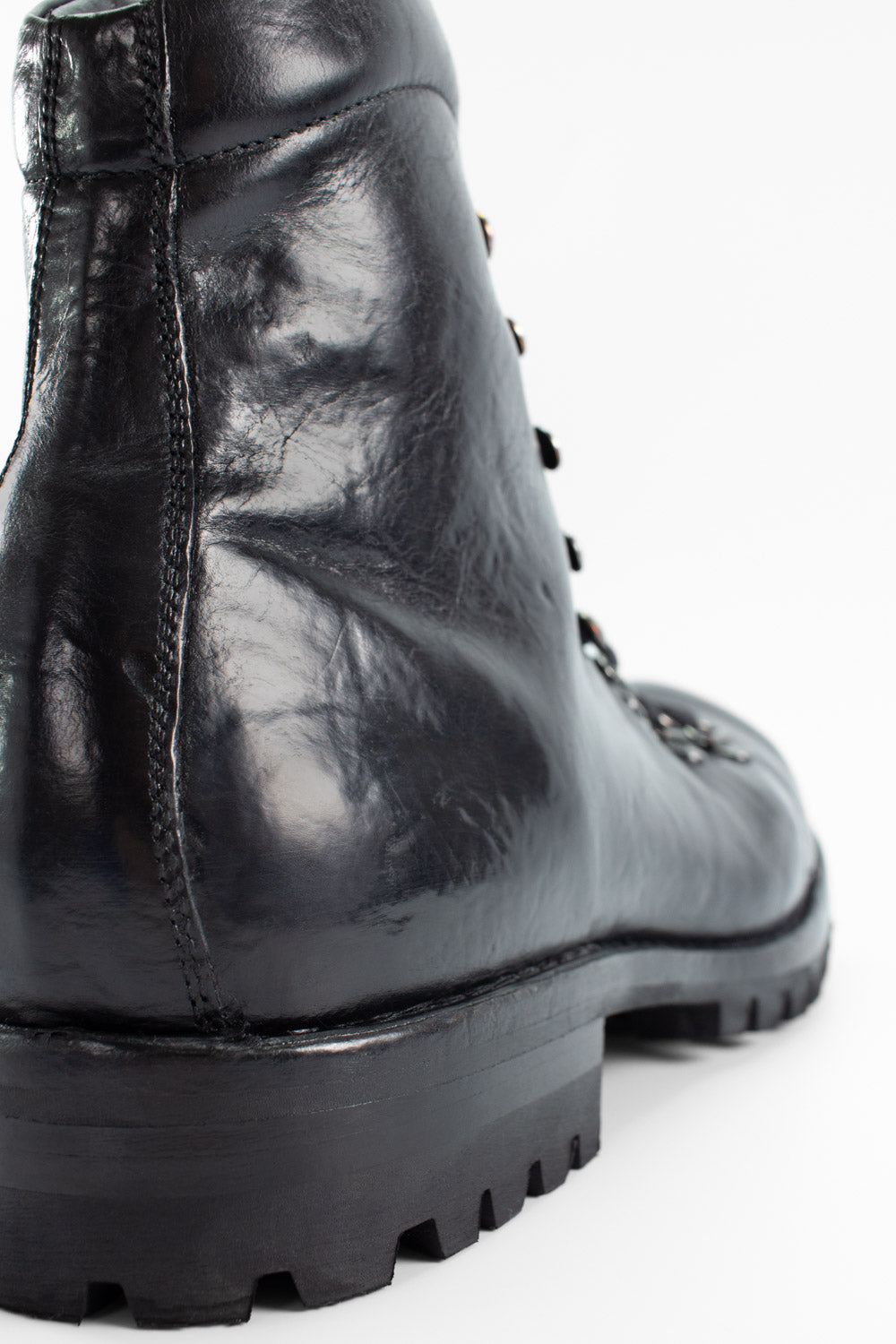 BRIAN™ | CAMDEN Tar Black Combat Boots