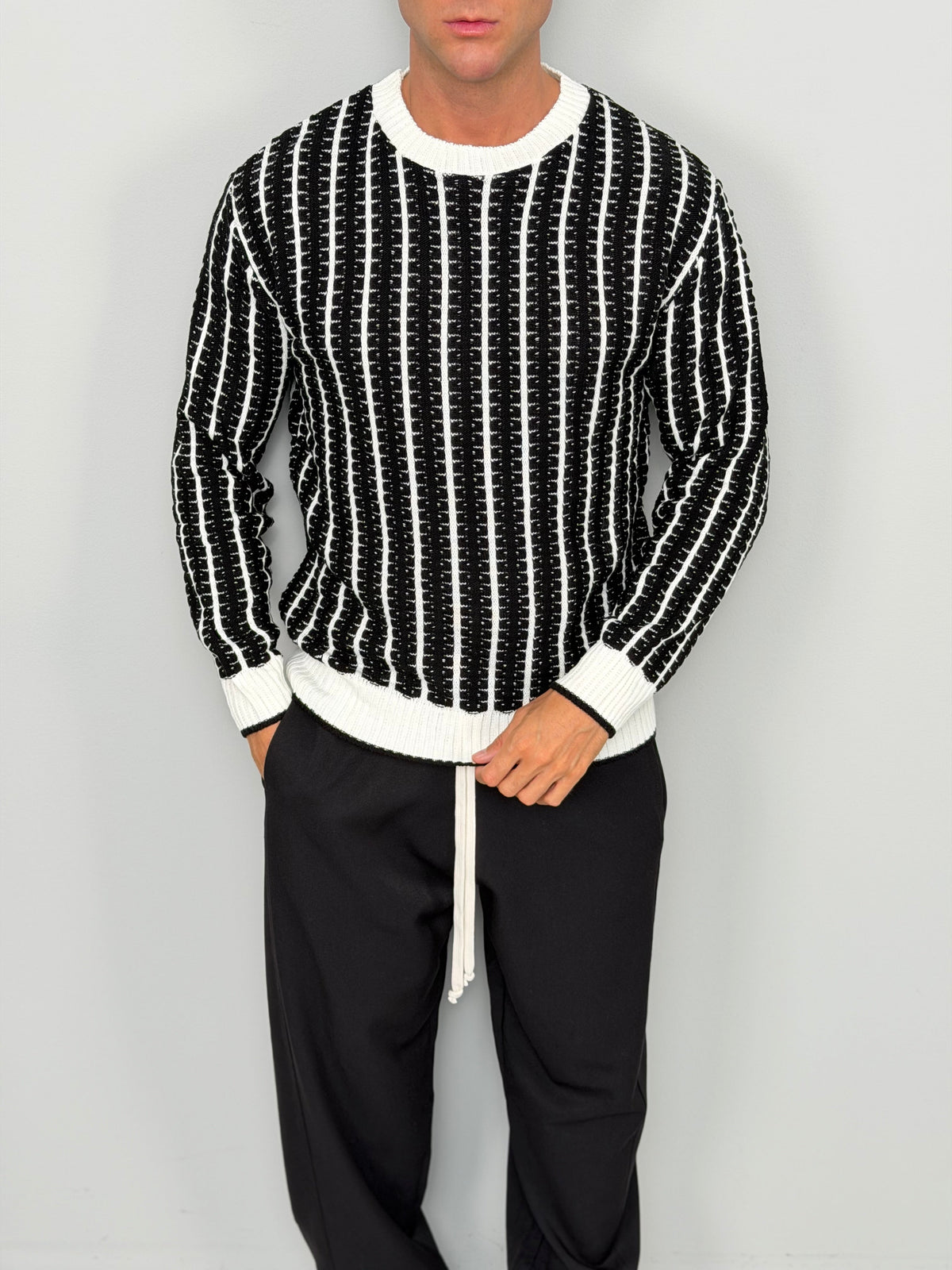BRIAN™ | Frost Wool Sweater