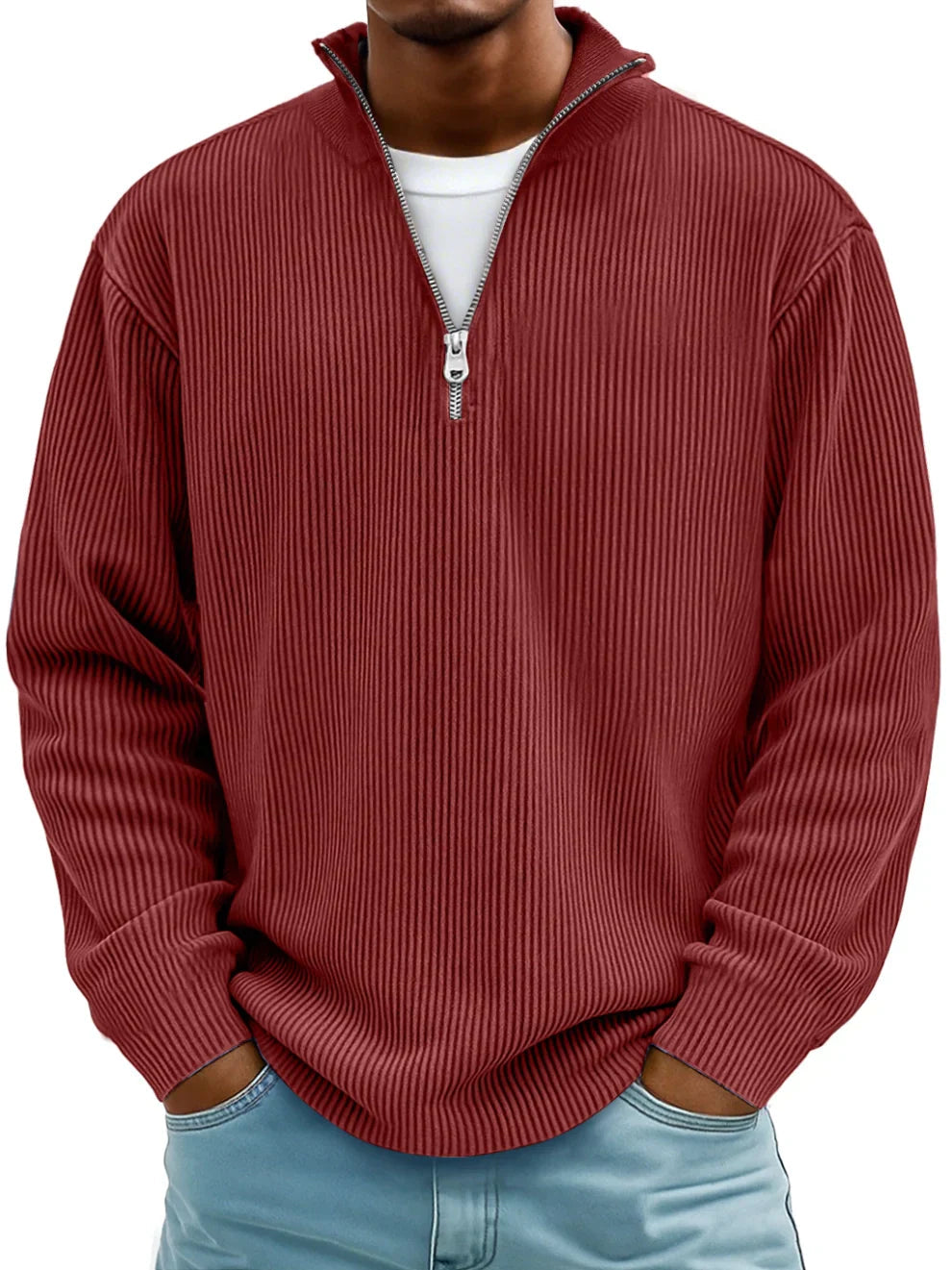 BRAIN™ | HALF ZIP SWEATER