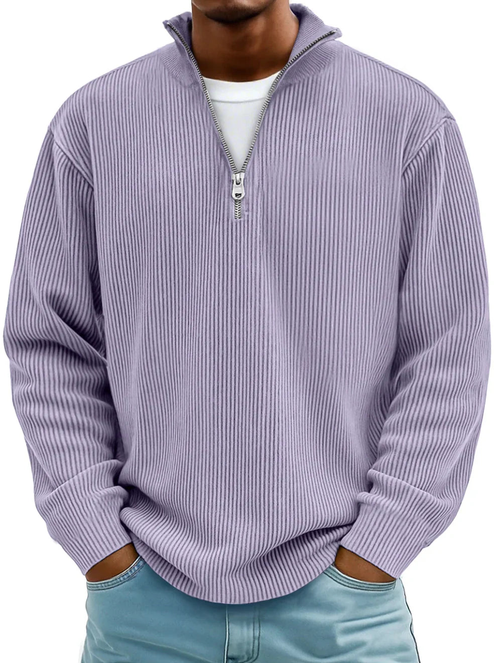 BRAIN™ | HALF ZIP SWEATER