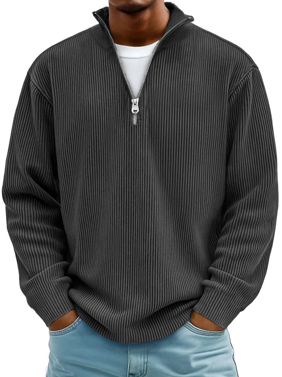 BRAIN™ | HALF ZIP SWEATER