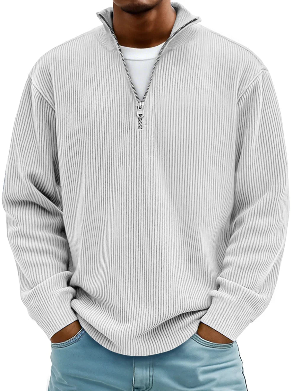 BRAIN™ | HALF ZIP SWEATER