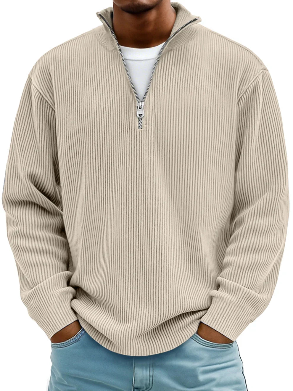 BRAIN™ | HALF ZIP SWEATER