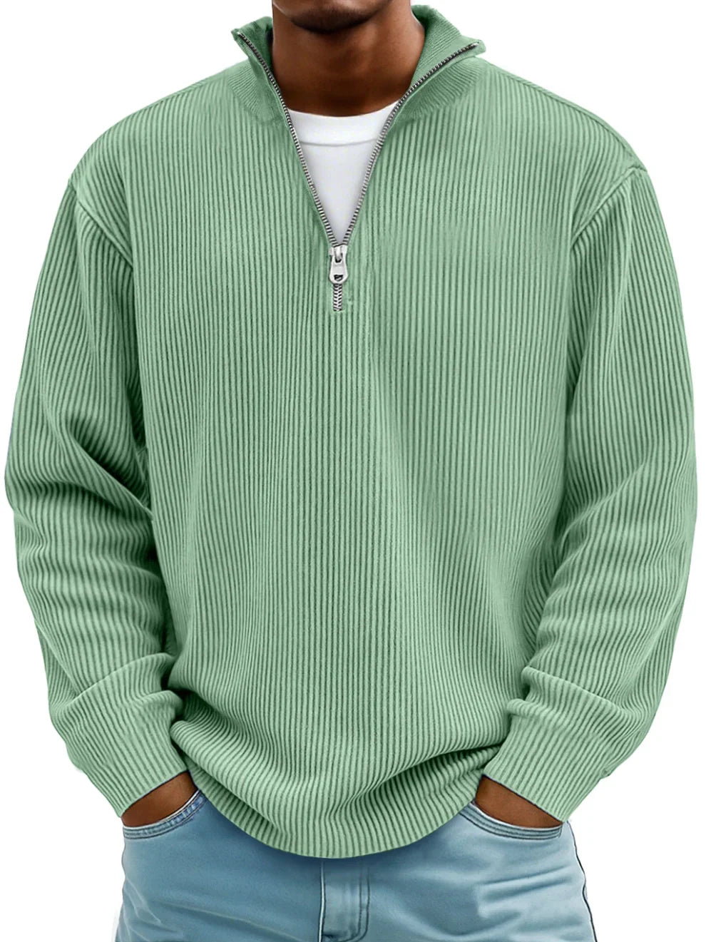 BRAIN™ | HALF ZIP SWEATER