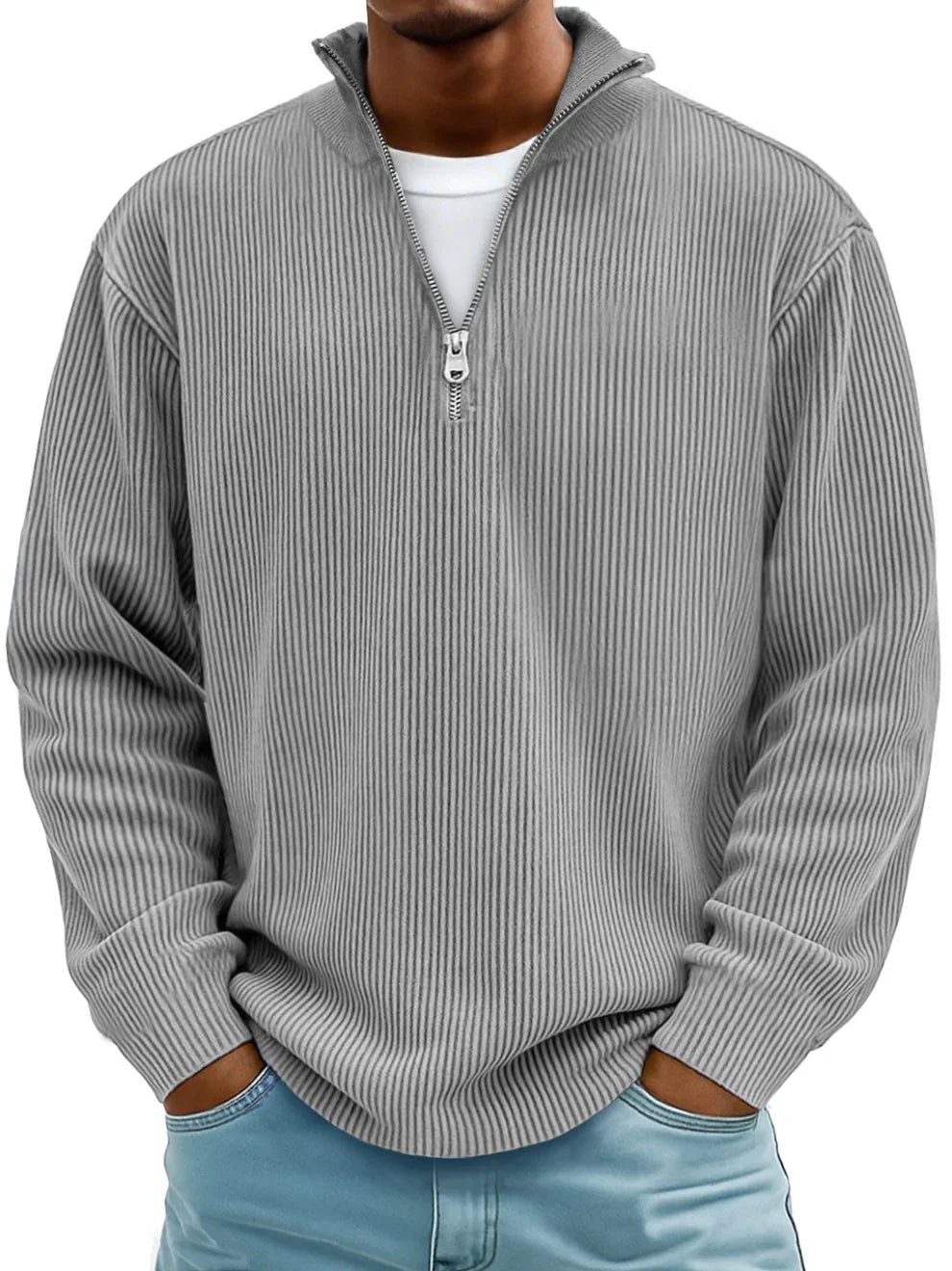 BRAIN™ | HALF ZIP SWEATER