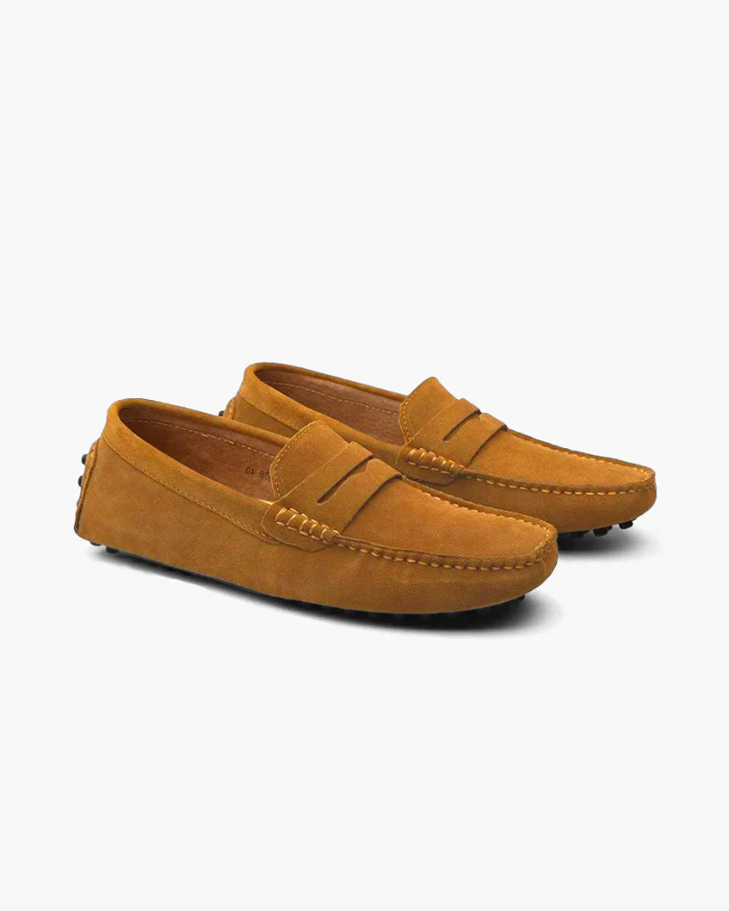 BRAIN™ | Suede driver loafers