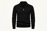 BRIAN™ | Ribbed Troyer Sweater