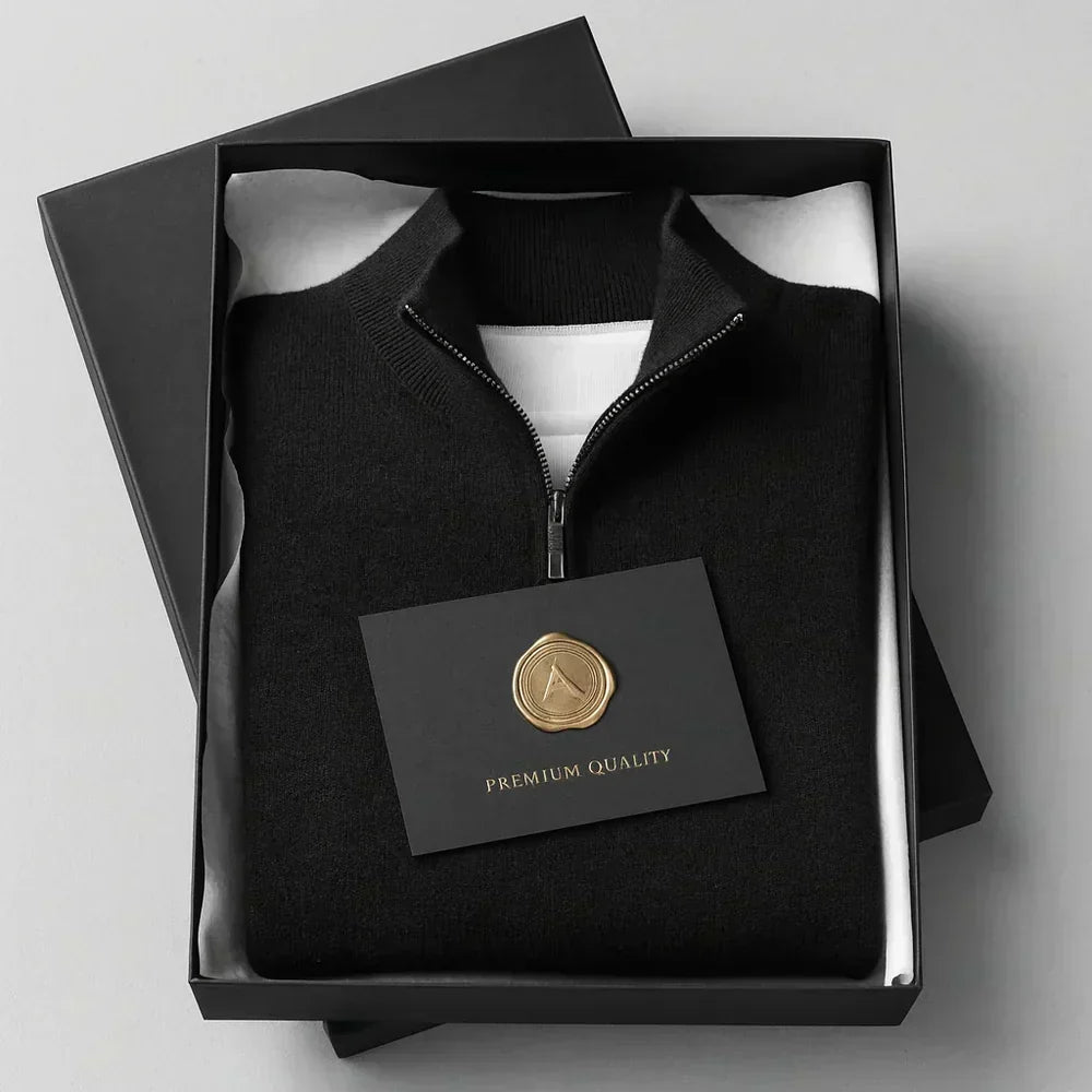 BRAIN™ | ZIP-UP PULLOVER FOR MEN