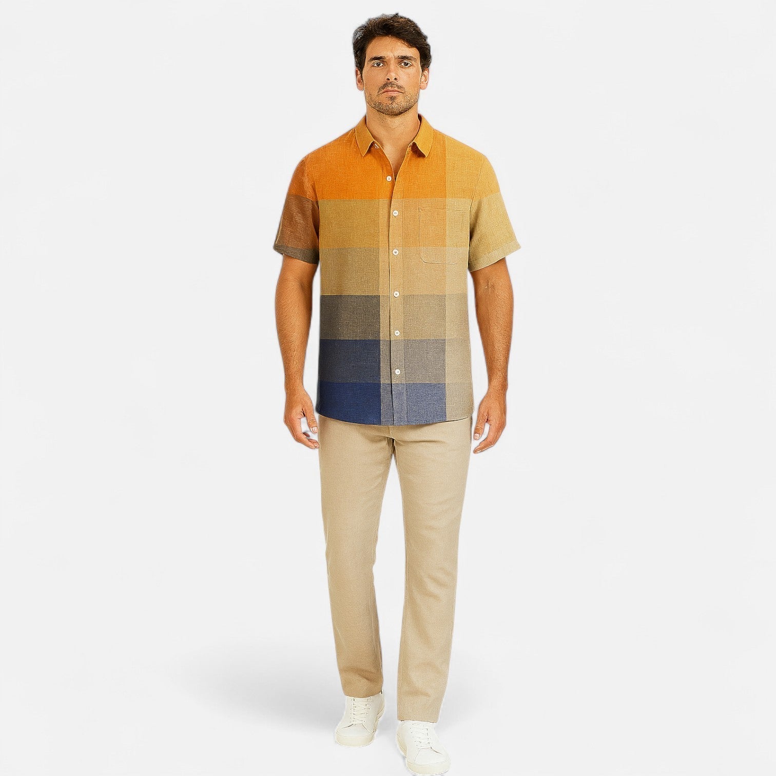 BRAIN™ | Linen Camp Shirt