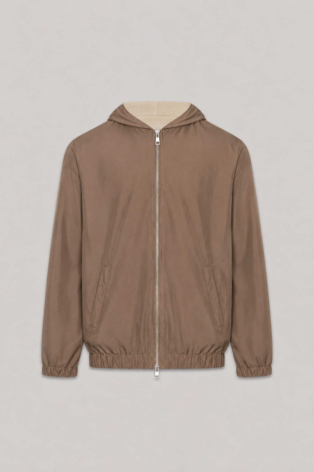 BRIAN™ | Milano Hooded Jacket - Champagne