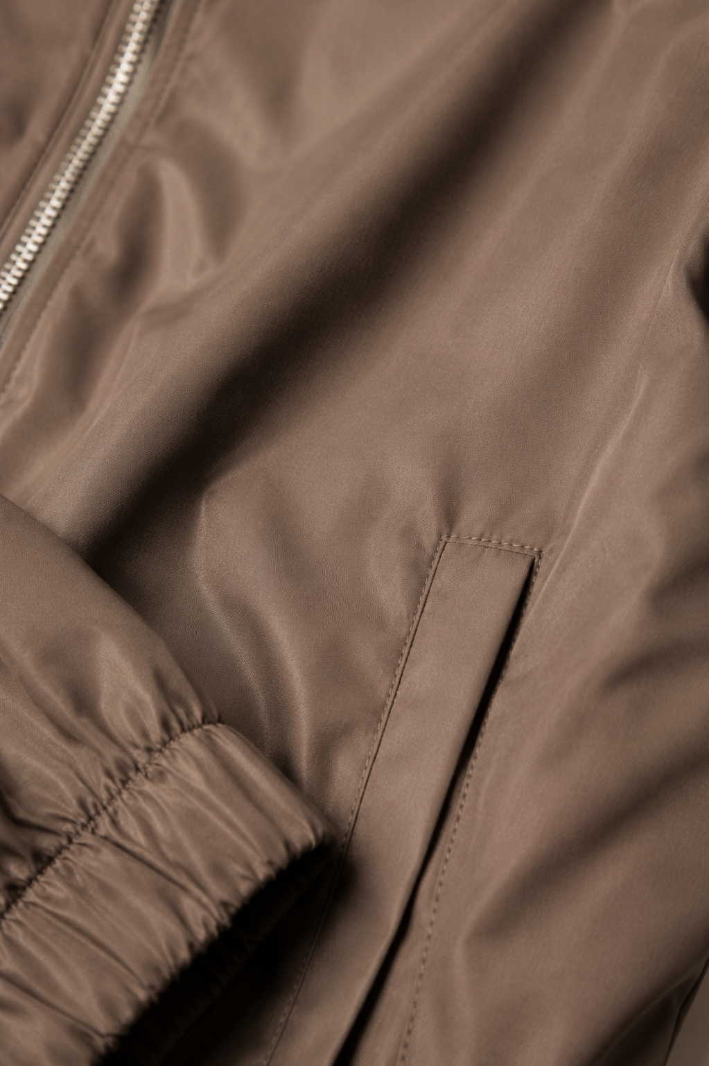 BRIAN™ | Milano Hooded Jacket - Champagne