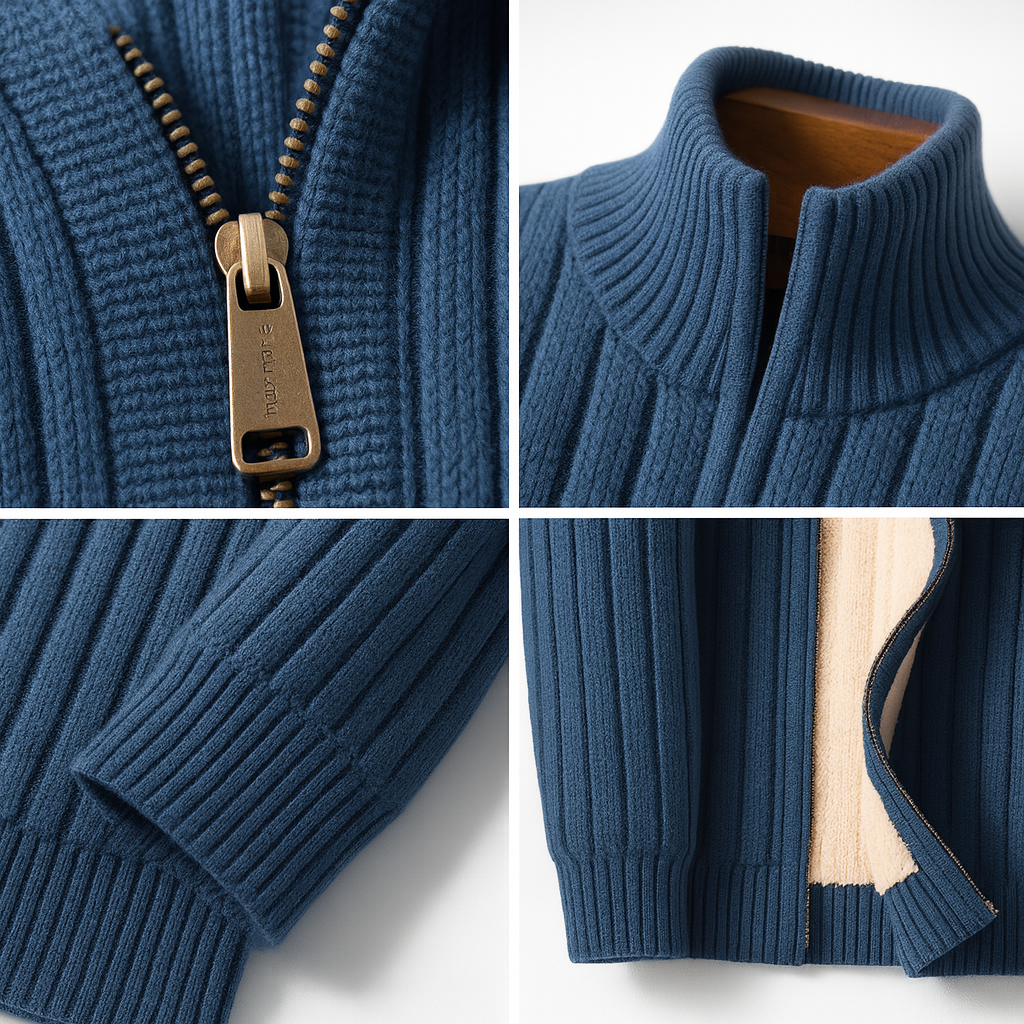BRIAN™ | ELEGANT ZIP CARDIGAN