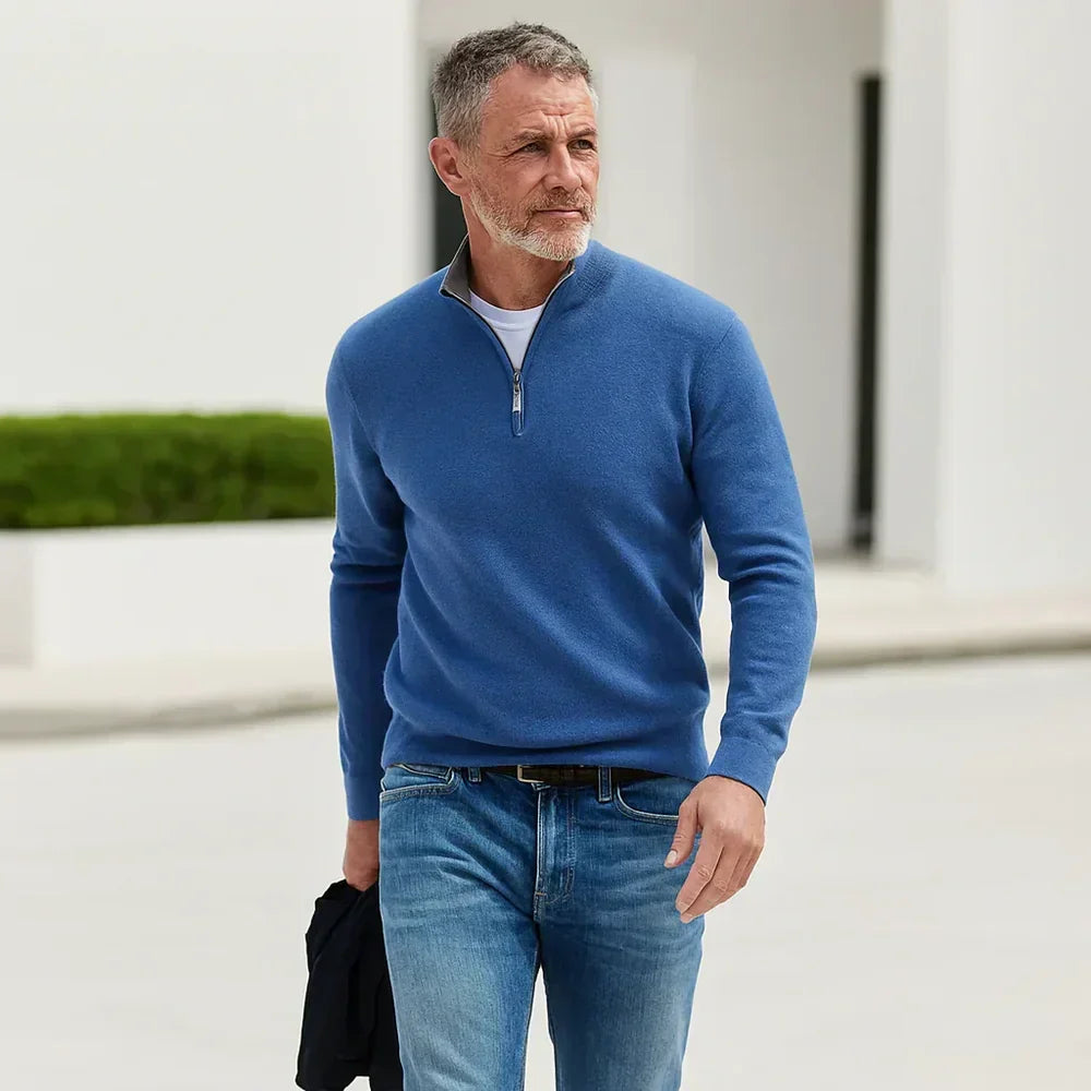 BRAIN™ | ZIP-UP PULLOVER FOR MEN