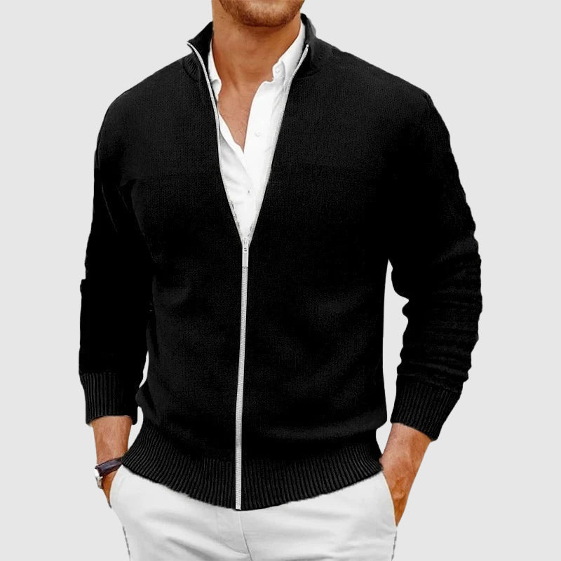 BRIAN™ | Zip-Up Cardigan